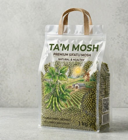 Mosh 1kg qadoqda